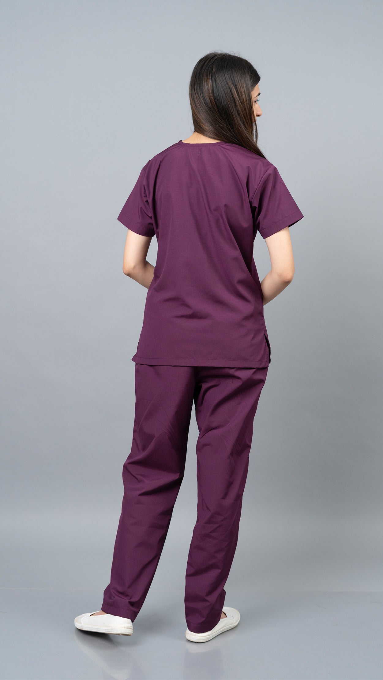 Vastramedwear Womaniya Medical Scrub Suit for Doctors Women Wine