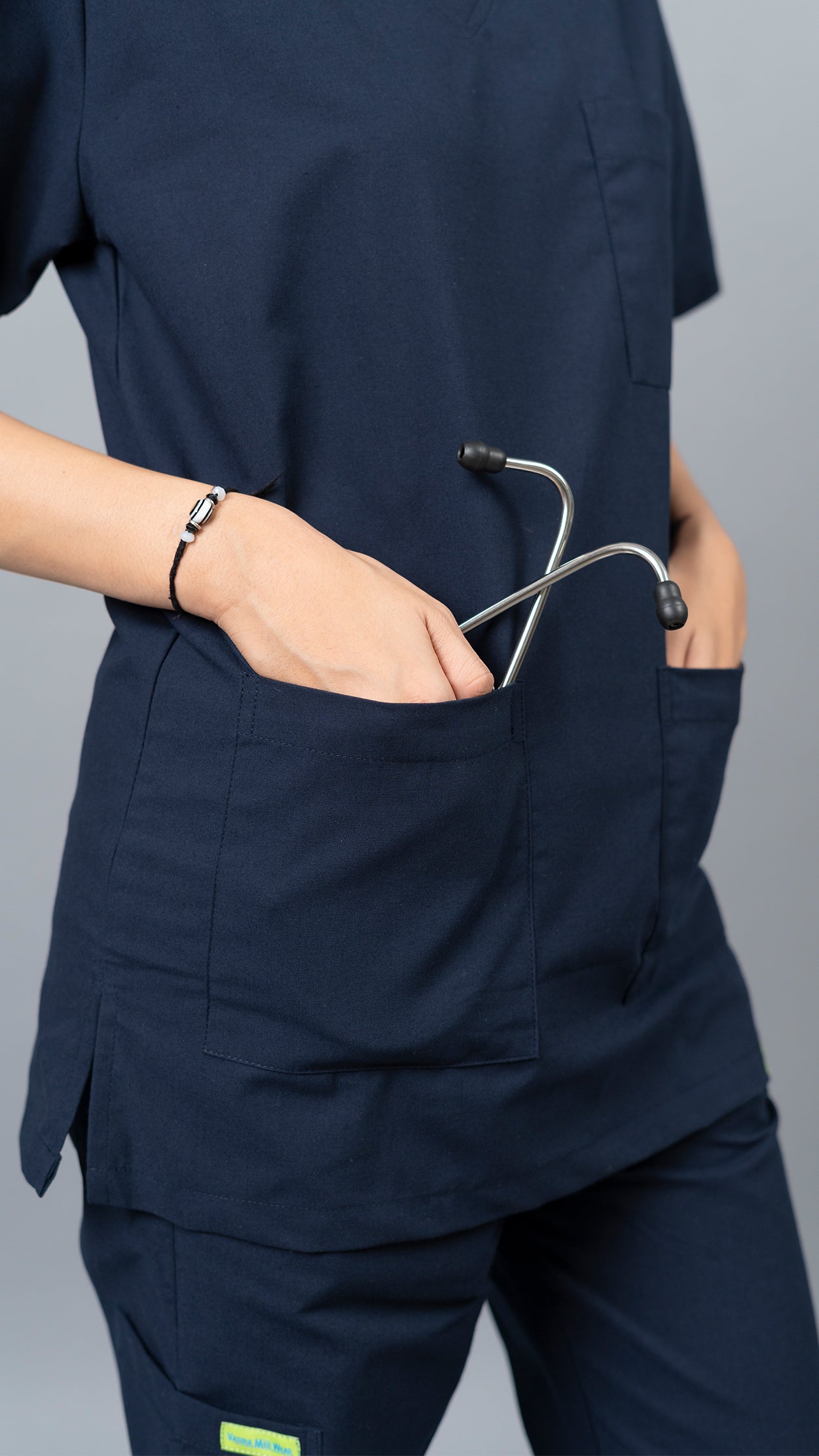Vastramedwear Medical Scrub Suit for Doctors Women Blue
