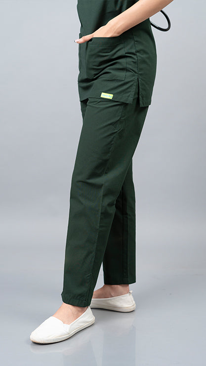 Vastramedwear Medical Scrub Suit for Doctors Women Green