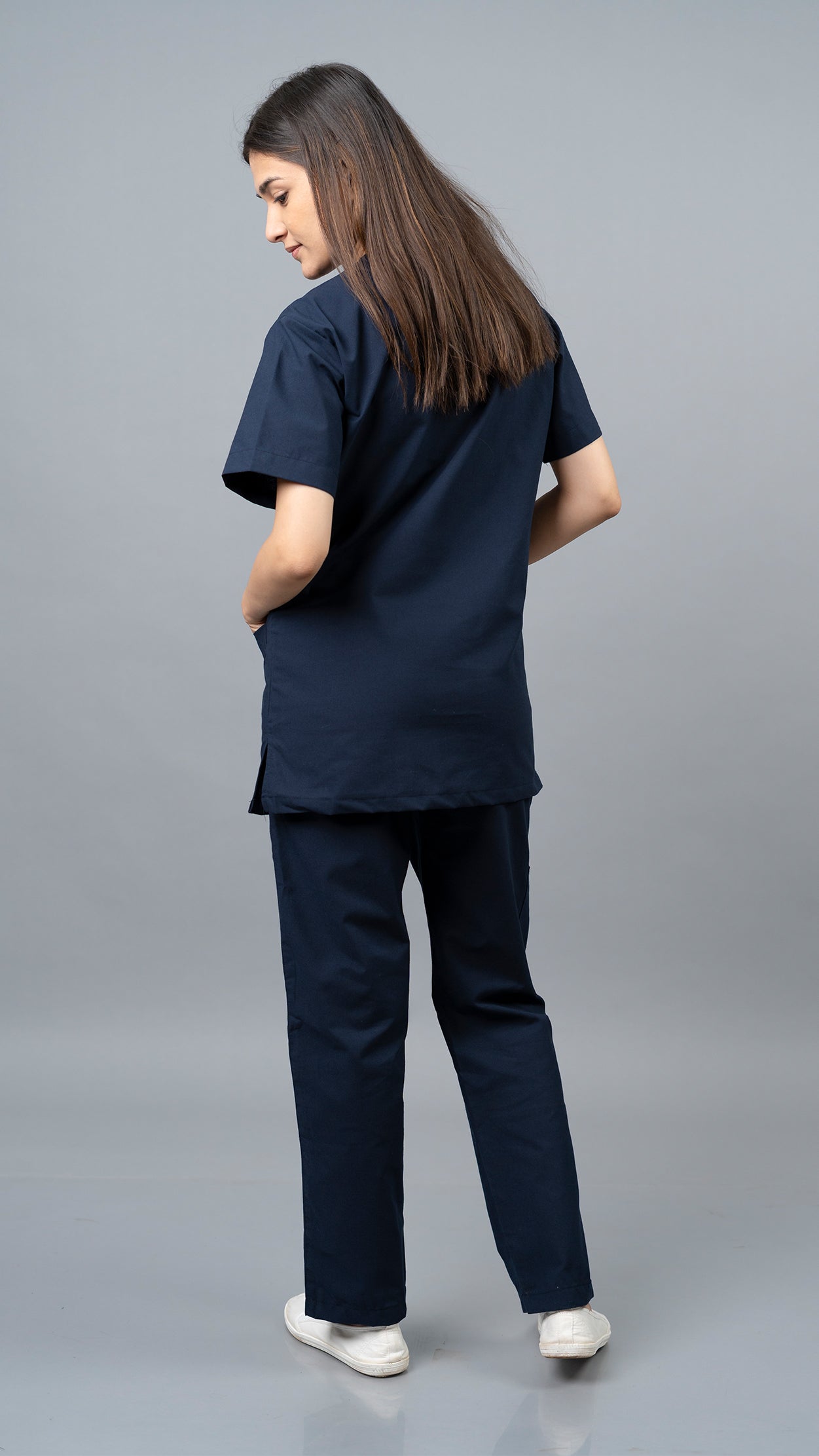 Vastramedwear Medical Scrub Suit for Doctors Women Blue