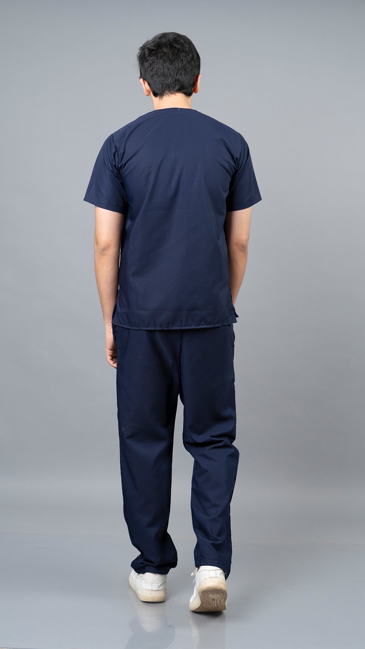Vastramedwear Basic Medical Scrub Suit for Doctors Men  Blue