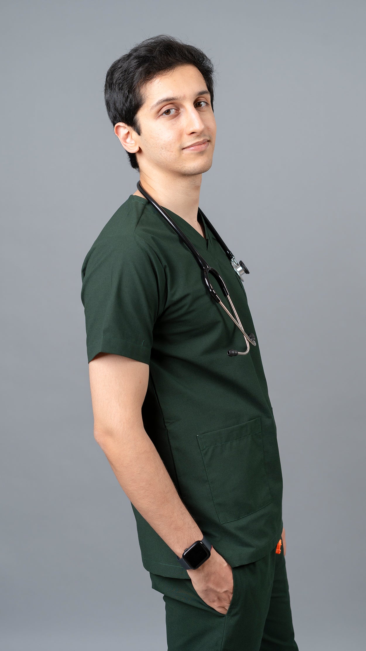Vastramedwear Medical Scrub Suit for Doctors Men Green