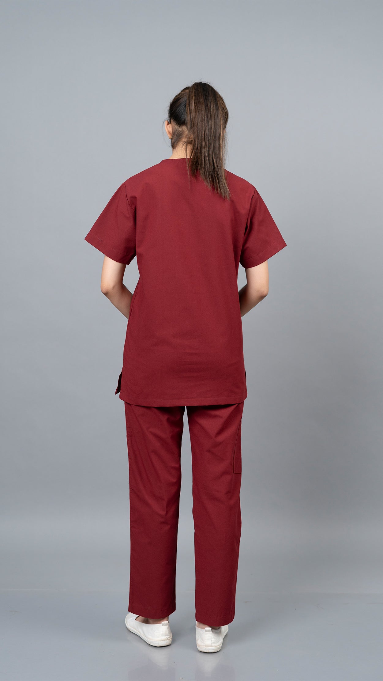Vastramedwear Medical Scrub Suit for Doctors Women Maroon