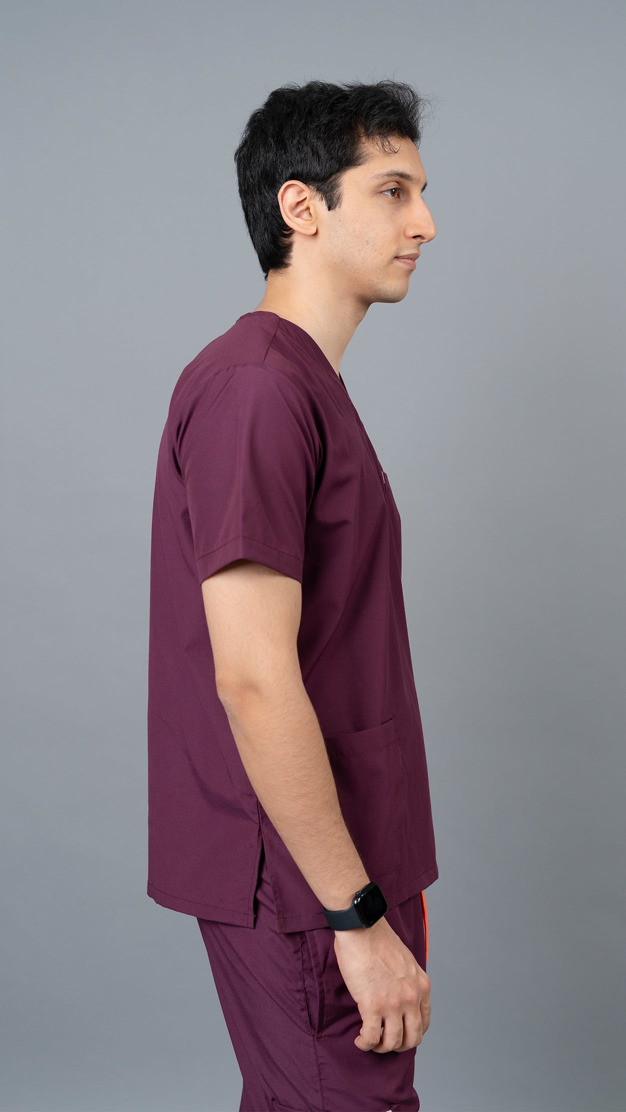 Vastramedwear Medical Scrub Suit for Doctors Men Wine