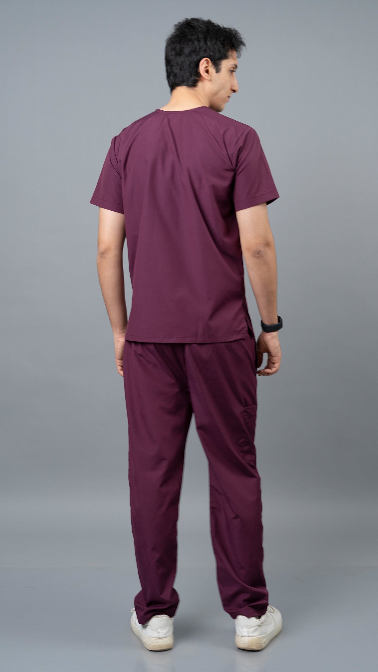 Vastramedwear Medical Scrub Suit for Doctors Men Wine