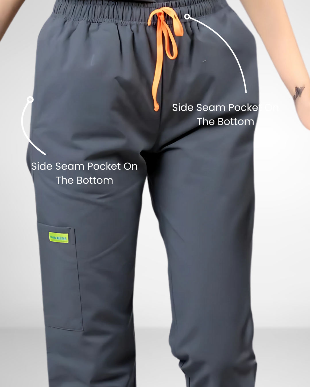 Vastramedwear Medical Scrub Suit for Doctors Women Grey