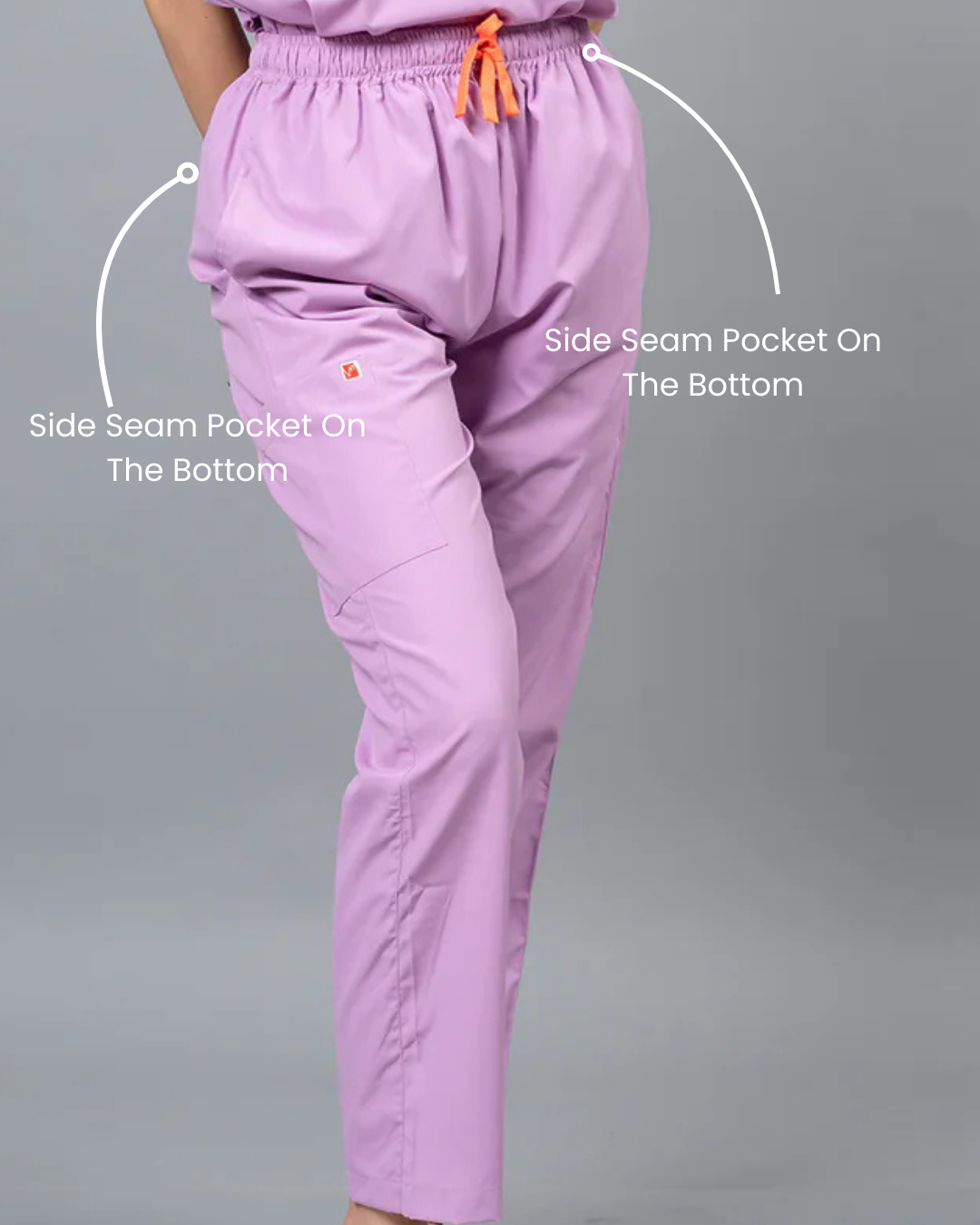 Vastramedwear’s Lavender Women's V Neck Scrub Suit