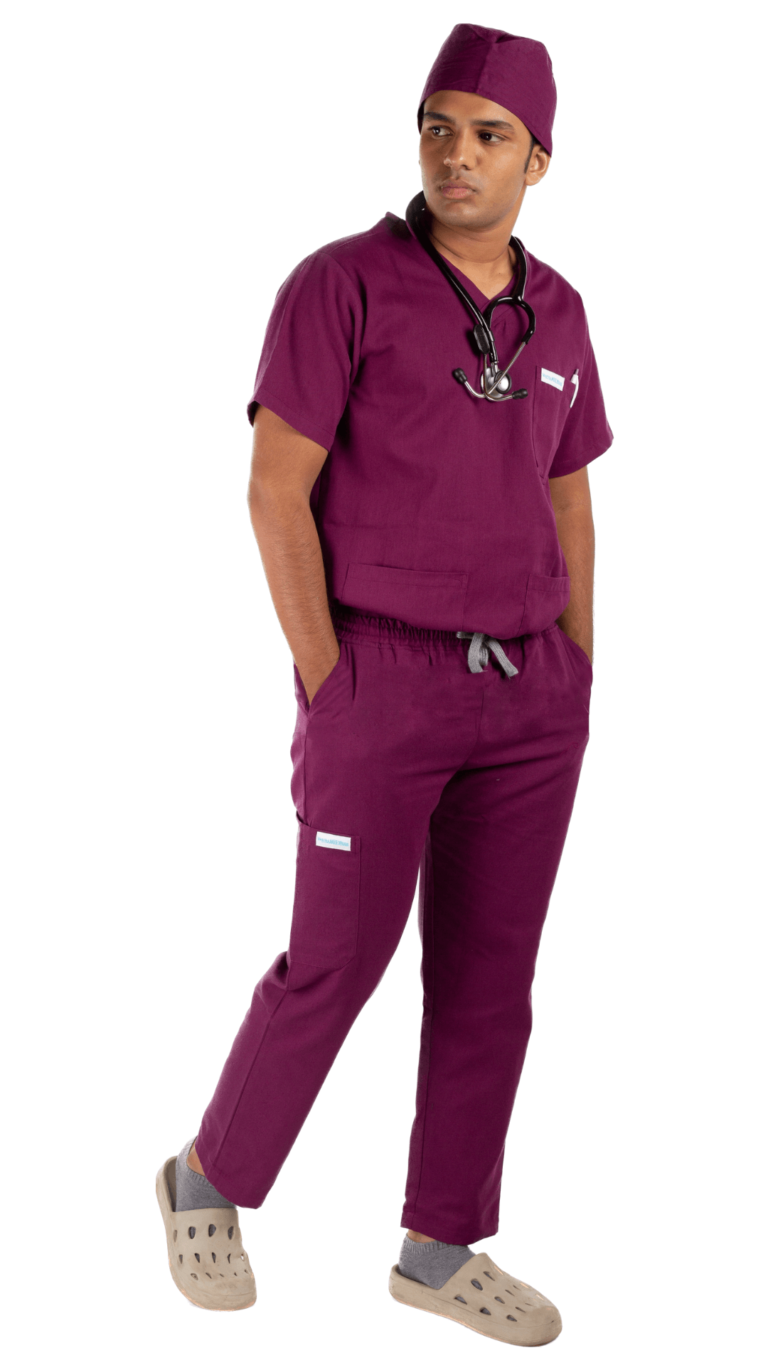 Scrub Cap - Wine