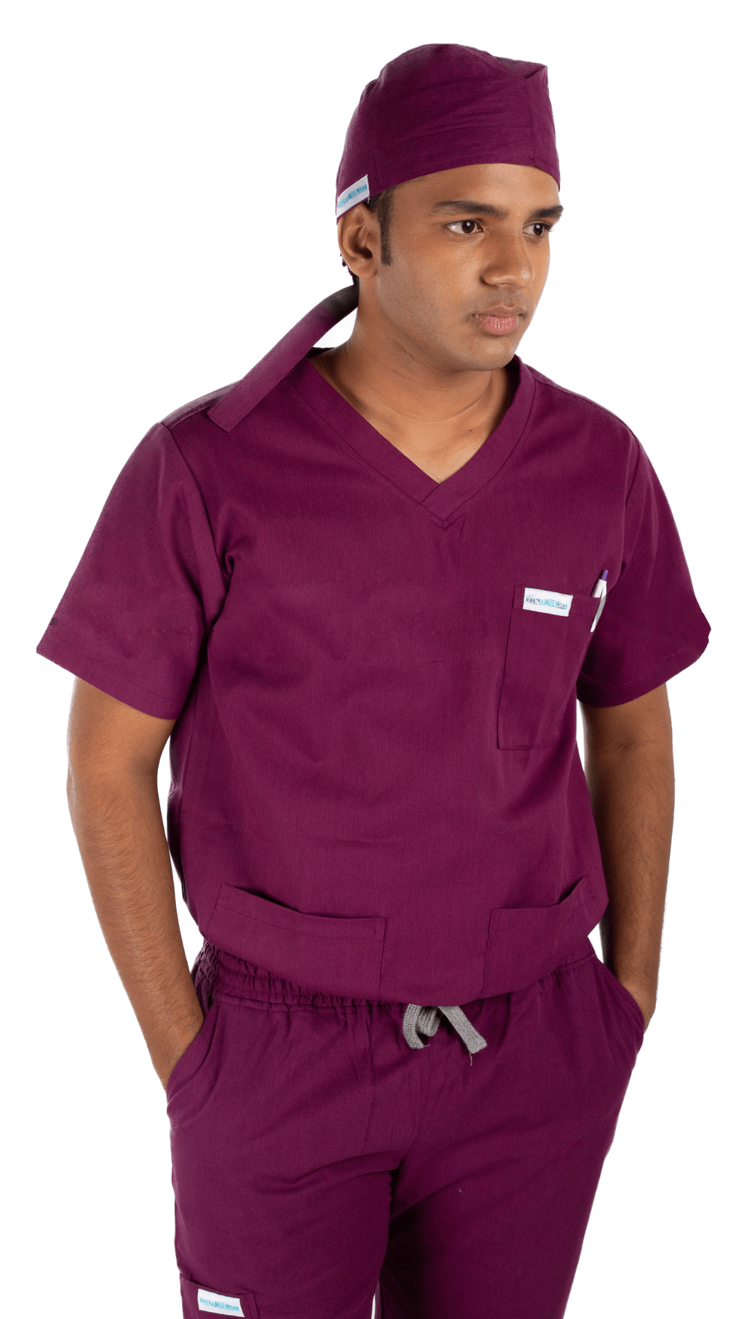 Scrub Cap - Wine