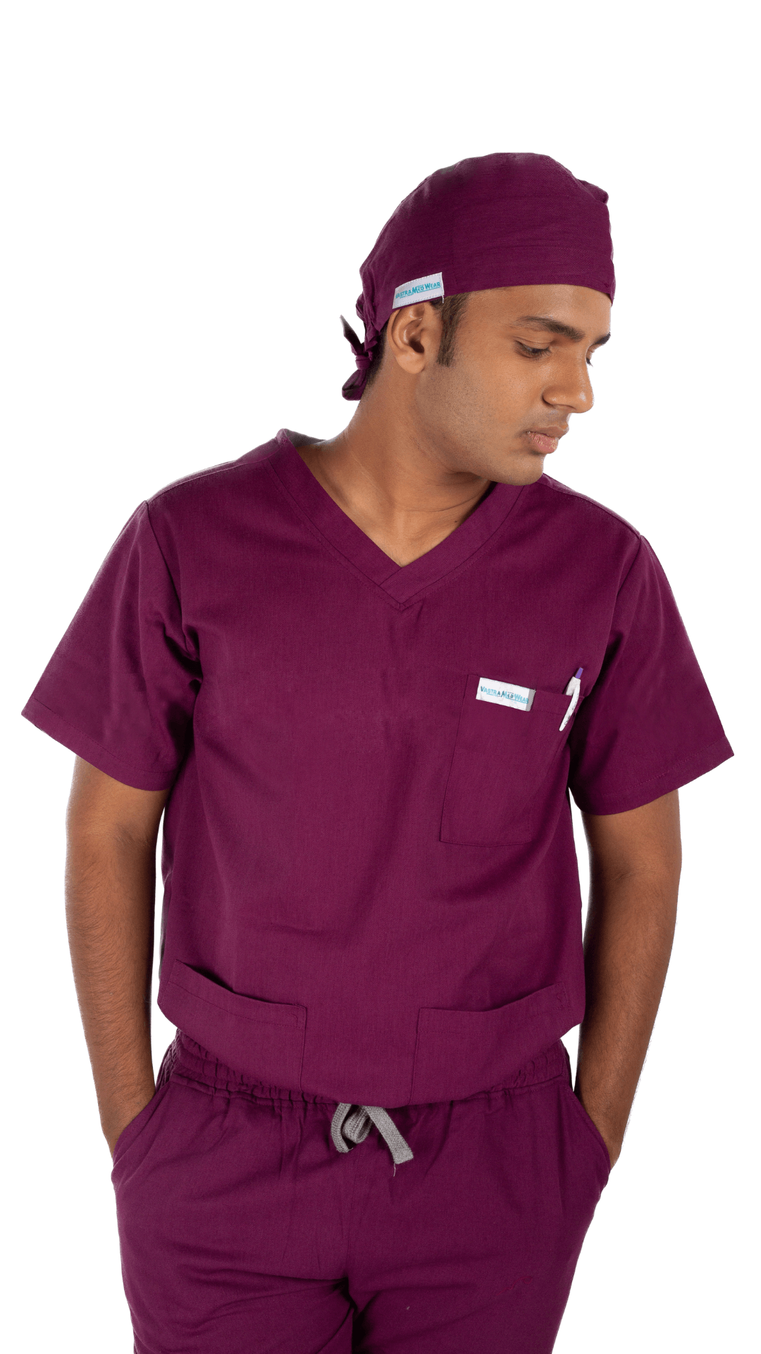 Scrub Cap - Wine