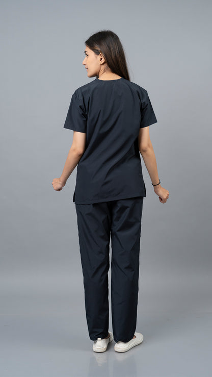Vastramedwear Womaniya Medical Scrub Suit for Doctors Women Blue