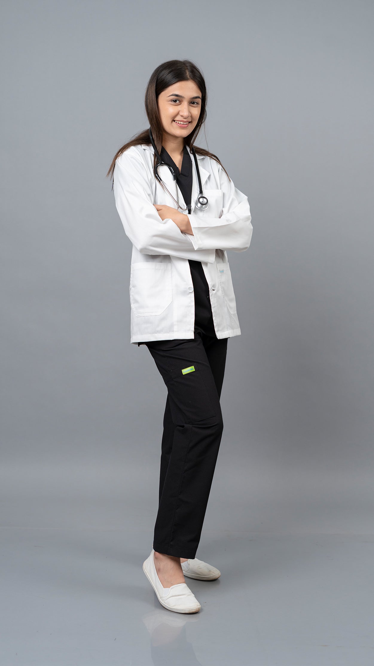 Women's Black Lab Coat Maevn Momentum Women's 32
