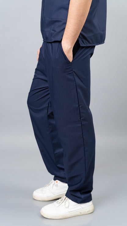 Vastramedwear Basic Medical Scrub Suit for Doctors & Staff Men - Blue