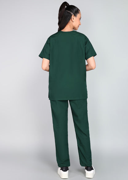 Vastramedwear Medical Scrub Suit for Doctors Women Green