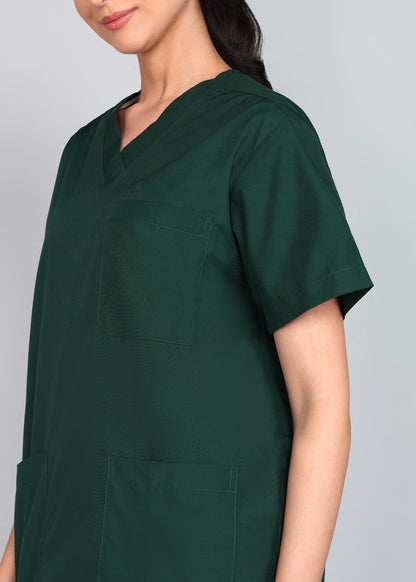 Vastramedwear Medical Scrub Suit for Doctors Women Green