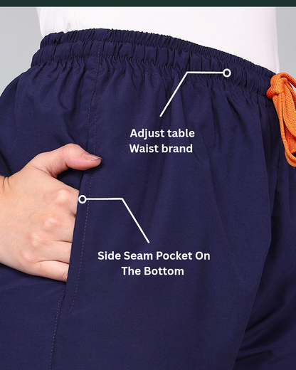 Vastramedwear Medical Scrub Suit for Doctors Women Blue